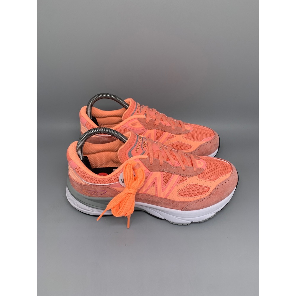 New Balance 990v6 Pink Peach Running Shoes GC990SR6 Men's Sz 6 Women's Sz 7.5